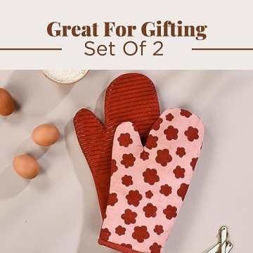 Folkulture Silicone Oven Mitts for Safe and Stylish Cooking