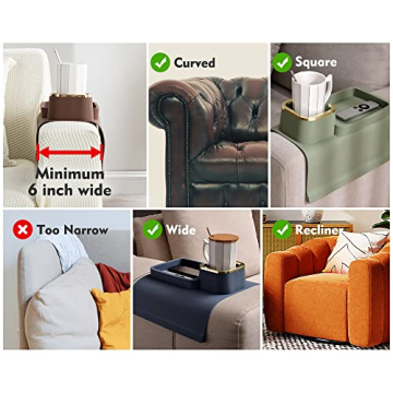 Elimiko Couch Cup Holder - Stylish and Functional Drink Holder