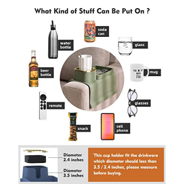 Elimiko Couch Cup Holder - Stylish and Functional Drink Holder