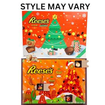 Reese's Holiday Hershey's down to Christmas Advent Calendar, Chocolate, 1 Count