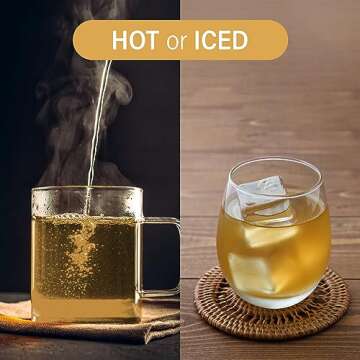 MAEDA-EN Mugi-cha Barley Tea 32 Tea Bags Caffeine Free Japanese Origin Individually Wrapped Teabag 17616 1pk