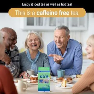 MAEDA-EN Mugi-cha Barley Tea 32 Tea Bags Caffeine Free Japanese Origin Individually Wrapped Teabag 17616 1pk