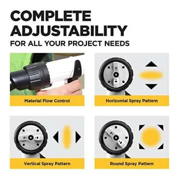 Wagner Spraytech 0529033 Home Décor HVLP Paint Sprayer, Chalk Paint Spray Gun, Milk Painting Tool, Latex Paint Spray for Home, Control Spray Painting Gun, Finish Sprayer, White, Studio Home Décor