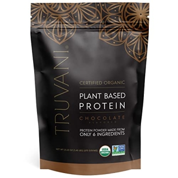 Truvani Vegan Pea Protein Powder | Chocolate | 20g Organic Plant Based Protein | 20 Servings | Keto ...