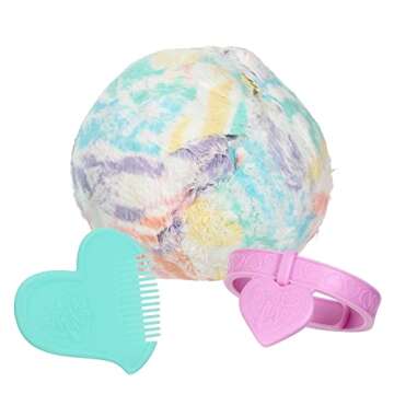 Scruff-a-Luvs| Mystery Animal Reveal. Wash, Groom & Rescue Pastel Rainbow Plush Pet. Includes Comb, Collar, Tag & Adoption Certificate. Ages 5+