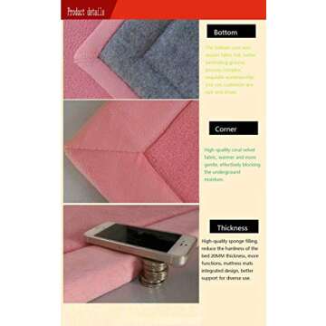 V-mix Baby Play Mat Nursey Decor Area Rug 1.18" Thick Hypebeast Rug Non Slip Rug Pads Large Area Rug...