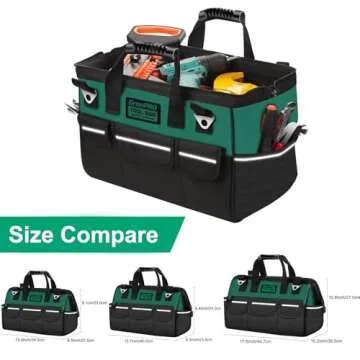 GRENPRO 14 Inch Heavy Duty Wide Mouth Tool Bag