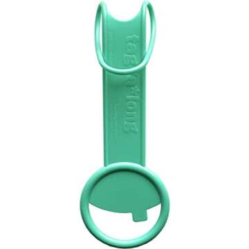 Tagalong Stroller Accessory for Child Safety | Toddler Must Have to Keep Kids Close | Toddler Travel Accessory - Links to Strollers, Backpacks, Shopping Carts - Disney Trip Essential - Teal Tag