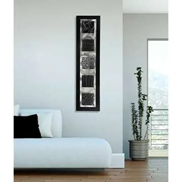 Statements2000 Black & Silver Modern Abstract Metal Wall Art Sculpture - Home Accent, Contemporary Home Decor- Balancing Act by Jon Allen