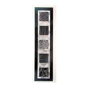 Statements2000 Black & Silver Modern Abstract Metal Wall Art Sculpture - Home Accent, Contemporary Home Decor- Balancing Act by Jon Allen