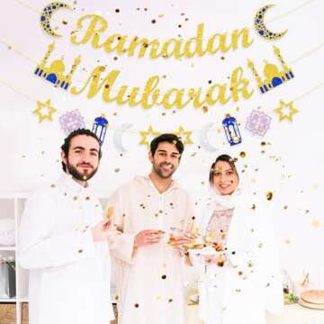 Vikiyama Ramadan Mubarak Banner for Festive Celebrations