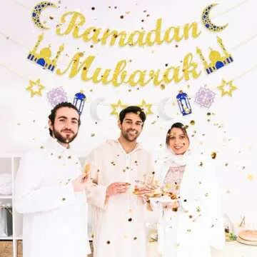 Vikiyama Ramadan Mubarak Banner for Festive Celebrations