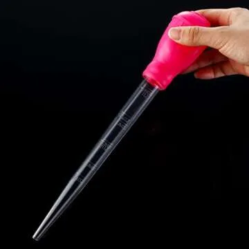 Nylon Turkey Baster Set with Silicone Brush and Cleaners