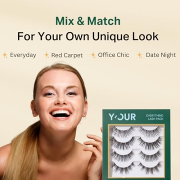 Y’OUR Everything Eye Lash Kit, Natural & Reusable Falsies