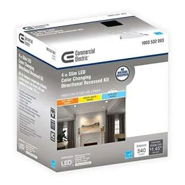 Ultra Slim Color Selectable LED Recessed Lighting Kit