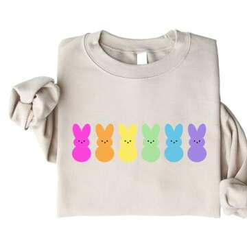 Customizable Kids Easter Bunny Sweatshirt – Perfect for the Holiday!