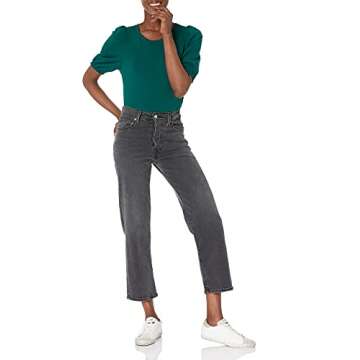 Classic-Fit Puff Short-Sleeve T-Shirt for Women