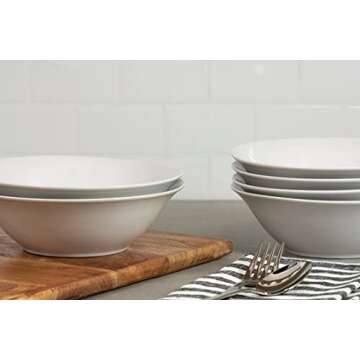 Simply White 7" Cereal Bowl Set of 6 - Elegant & Versatile