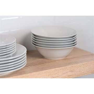 Simply White 7" Cereal Bowl Set of 6 - Elegant & Versatile