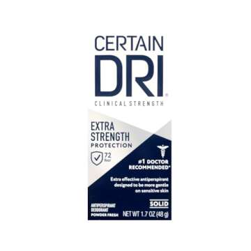 CERTAIN DRI Anti-Perspirant Solid 1.7 oz (Pack of 6) for All-Day Protection