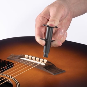 Ergonomic D'Addario Bridge Pin Puller - Safe Design