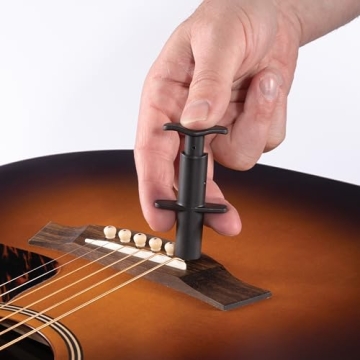 Ergonomic D'Addario Bridge Pin Puller - Safe Design