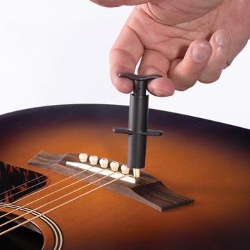 Ergonomic D'Addario Bridge Pin Puller - Safe Design