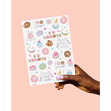 Fun Dessert Temporary Tattoos for Kids Parties | 50 Styles