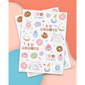 Fun Dessert Temporary Tattoos for Kids Parties | 50 Styles