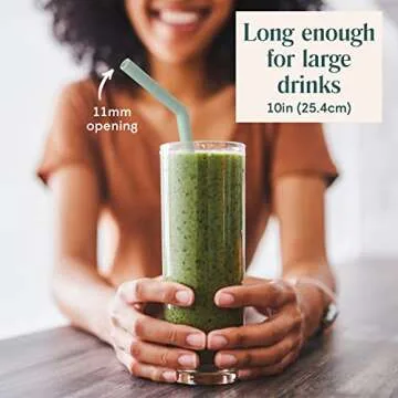 Premium Silicone Straws by Simka Rose for Safe Sipping