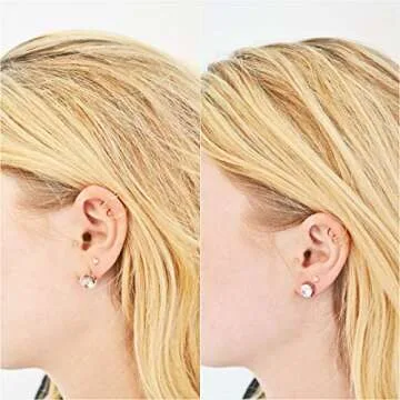 Chrysmela Catch Yellow Gold most secure high tech earring lock earring back replacement for all types of earring posts auto adjustable auto locking hypoallergenic patented in 5 countries