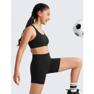 CRZ YOGA Girls Butterluxe Training Bra for Active Teens