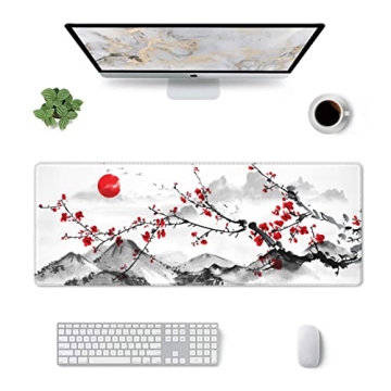 Cherry Blossom Extended Mouse Pad for Office and Gaming