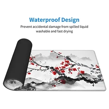 Cherry Blossom Extended Mouse Pad for Office and Gaming