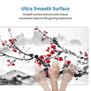 Cherry Blossom Extended Mouse Pad for Office and Gaming