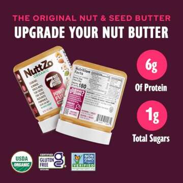 Nuttzo Organic Power Fuel Nut & Seed Butter 12 oz