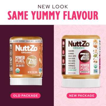 Nuttzo Organic Power Fuel Nut & Seed Butter 12 oz