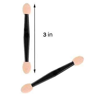 ZYIGYI 200 PCS Disposable Eyeshadow Brushes Dual Sides