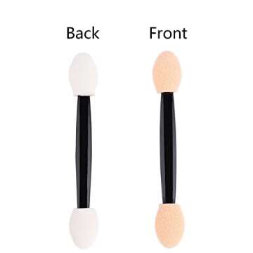 ZYIGYI 200 PCS Disposable Eyeshadow Brushes Dual Sides