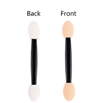 ZYIGYI 200 PCS Disposable Eyeshadow Brushes Dual Sides