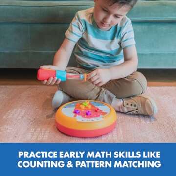 Educational Insights Design & Drill® Rivet Pop Cafe - Fine Motor Toys for Toddlers, Toddler Drill and Screw Toys, Gift for Boys and Girls Ages 3+