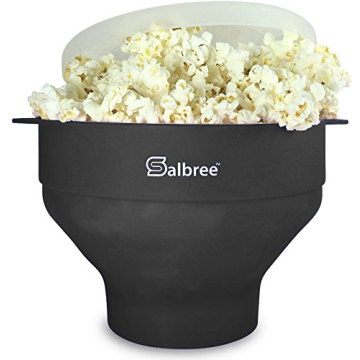 Salbree Microwave Popcorn Popper - Easy, Oil-Free Fun