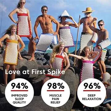 Spoonk Acupressure Eco Mat with Massage Ball & Travel Kit