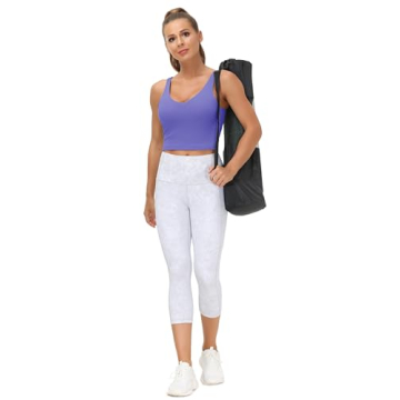 Women’s Longline Sports Bra Wirefree Padded - Bright Purple