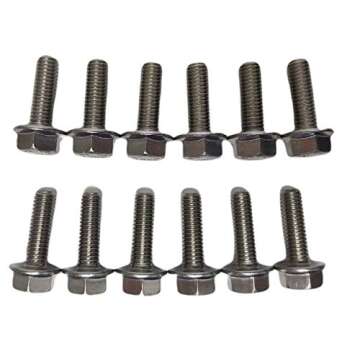 Z Whip Stainless Steel LS Header Exhaust Manifold Bolt Kit. Compatible with All GM Chevy LS Series E...