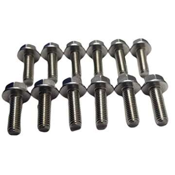 Z Whip Stainless Steel LS Header Exhaust Manifold Bolt Kit. Compatible with All GM Chevy LS Series Engines LSX LS1 LS3 LS2 LQ4 LS6 LQ9 5.3L 6.0L 6.2L Hardened SS 304 (18-8) Bolts
