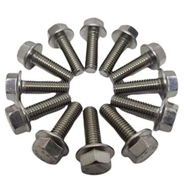 Z Whip Stainless Steel LS Header Exhaust Manifold Bolt Kit. Compatible with All GM Chevy LS Series Engines LSX LS1 LS3 LS2 LQ4 LS6 LQ9 5.3L 6.0L 6.2L Hardened SS 304 (18-8) Bolts