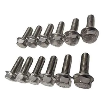 Z Whip Stainless Steel LS Header Exhaust Bolt Kit