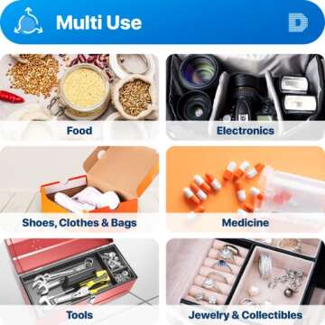 Dry & Dry 1 Gram Silica Gel Packets - 200 Pack for Moisture Control