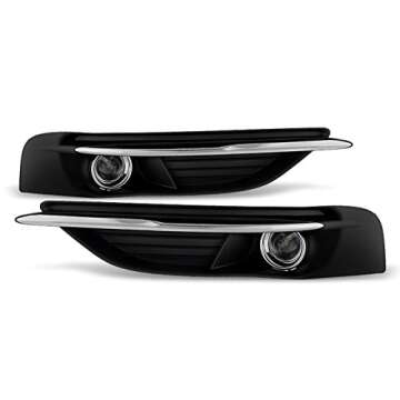 AKKON - For 2011-2014 Chrysler 200 Model Bumper Fog Lights 2Pcs Left + Right w/Accessories